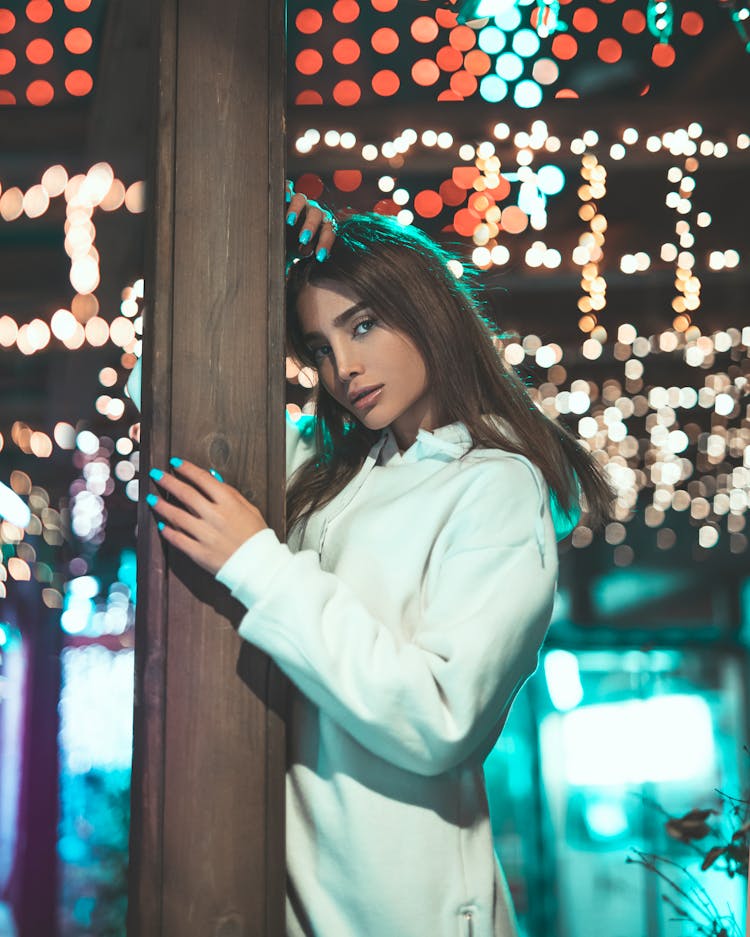 Photo Of Woman Wearing White Jacket