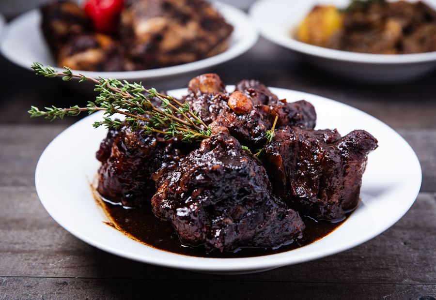 Representative Caribbean & African food photo