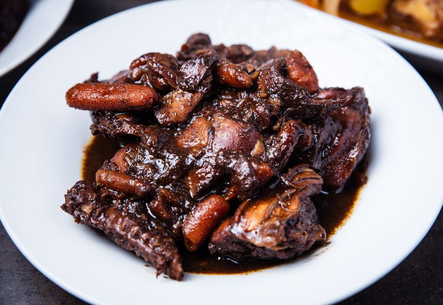 Representative Caribbean & African food photo