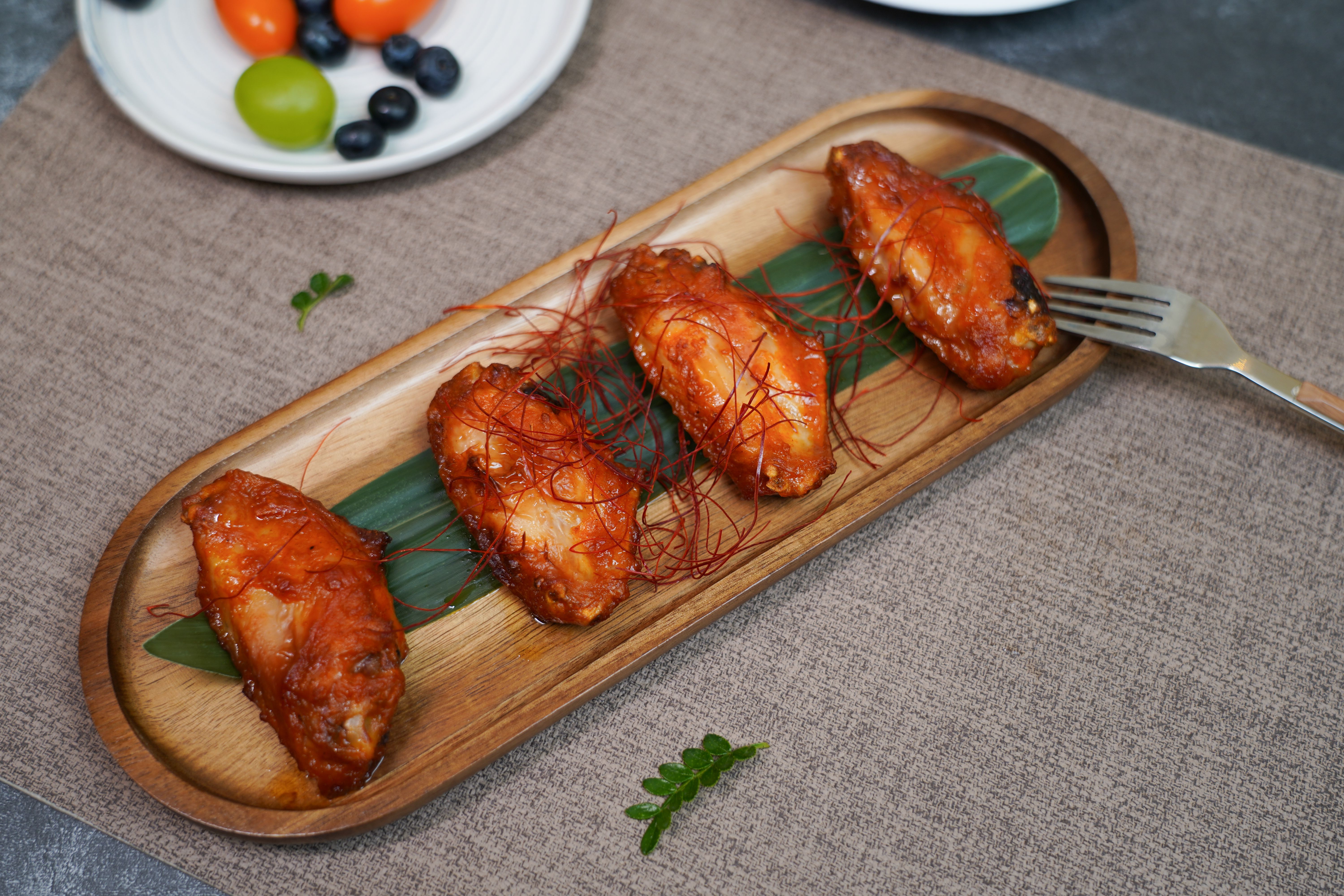 Rosemary Wings with a Quick Pan Sauce