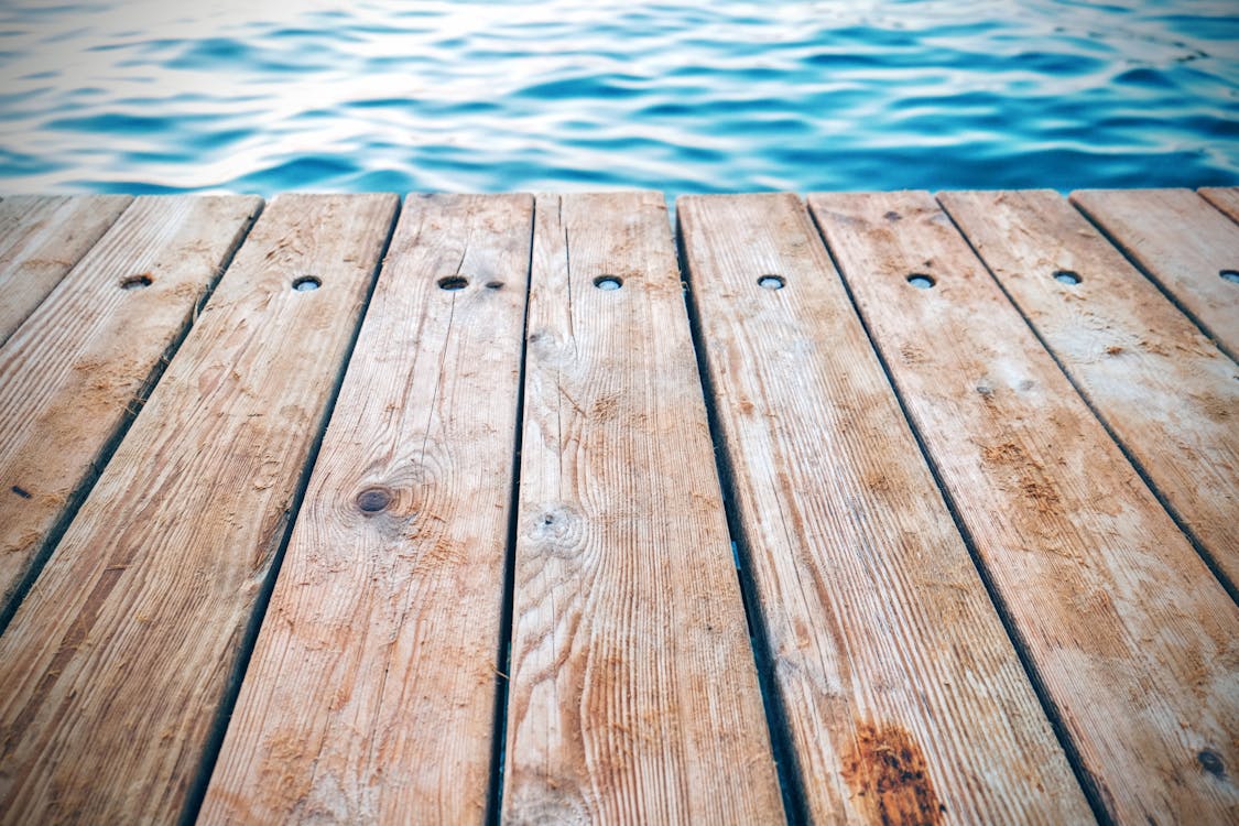 Brown Wooden Dock