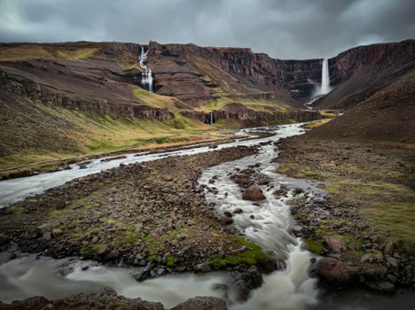 Iceland waterfall