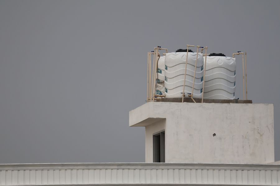 Residential water storage tanks