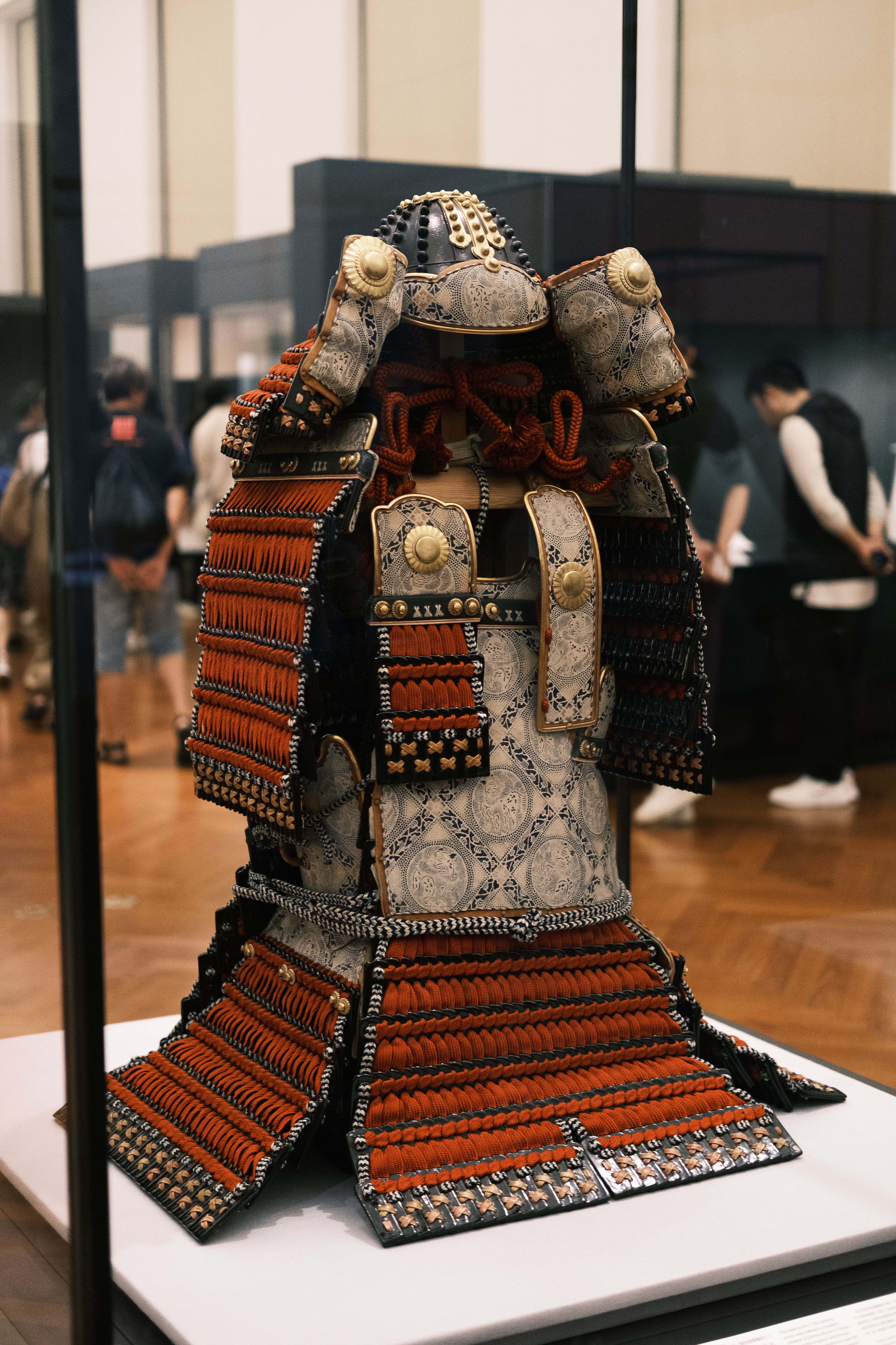 Traditional Japanese samurai armour on display in Japan