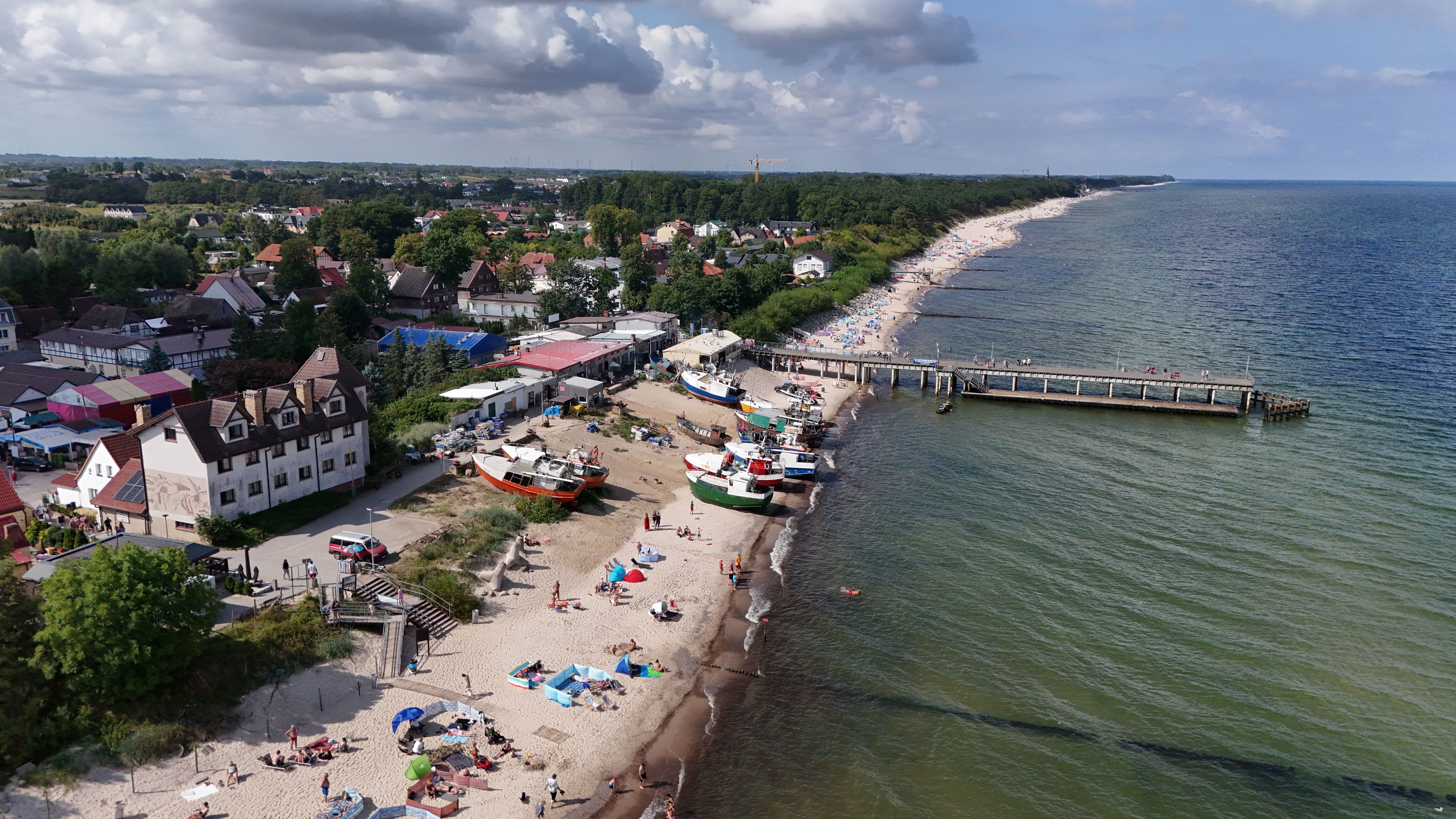 Volodarsky Settlement Beach view 3