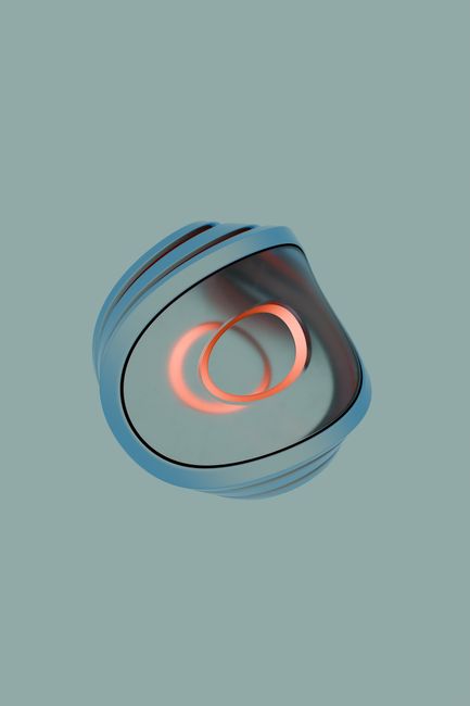Abstract 3D render featuring colorful geometric shapes on a muted background, perfect for modern design.