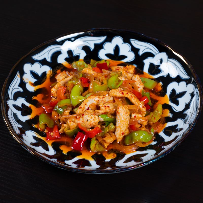 Chicken and Green Olive Stir-Fry with Preserved Lemon