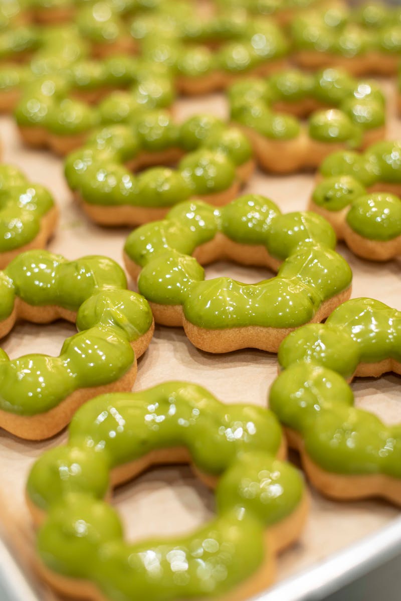 Matcha Green Tea Donuts