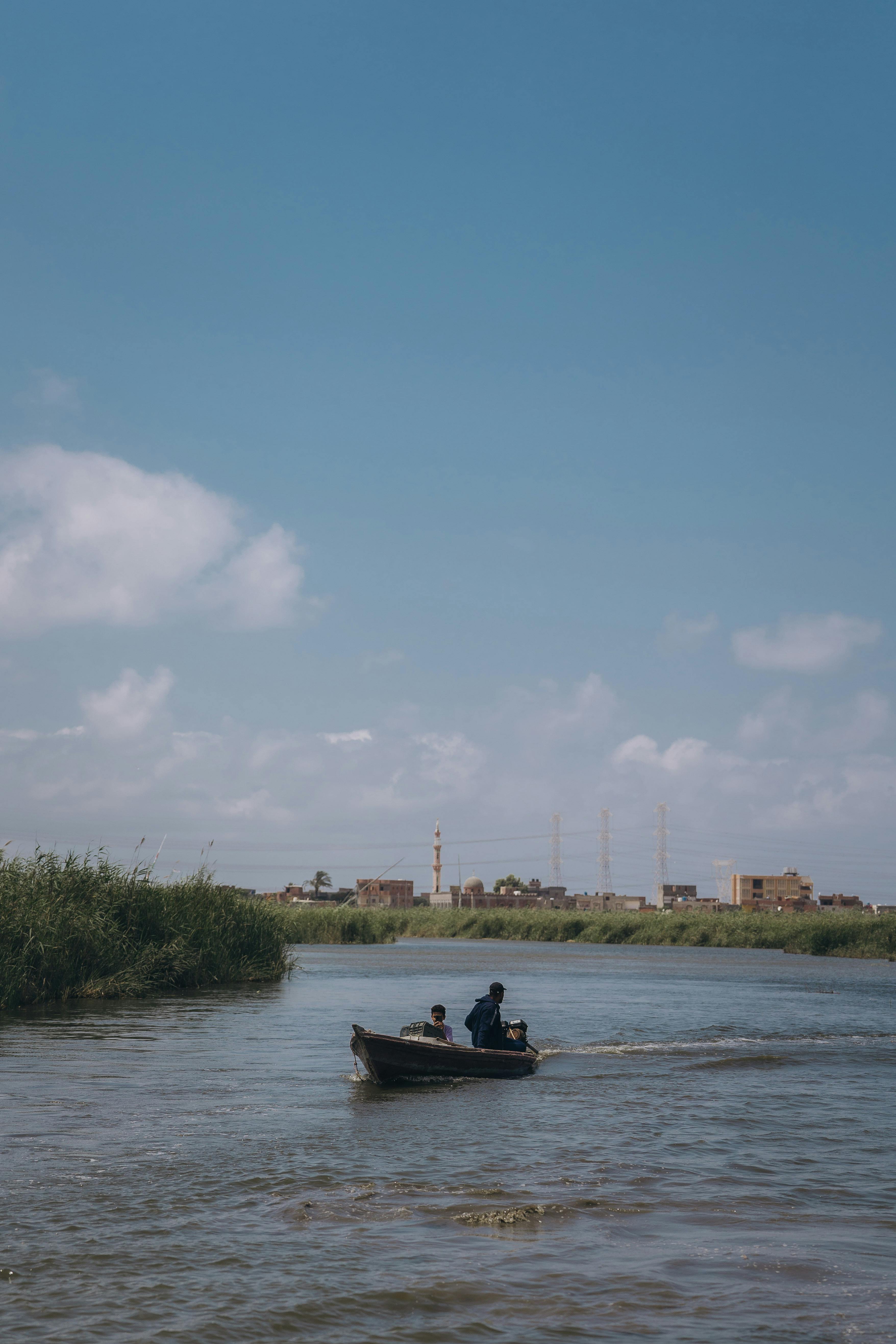 boat on river