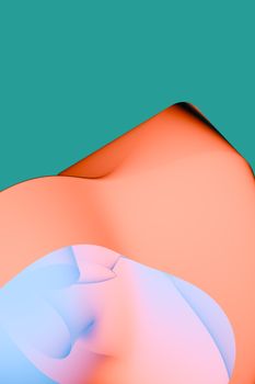 Vibrant abstract digital art featuring smooth, fluid shapes and a mix of pastel hues.
