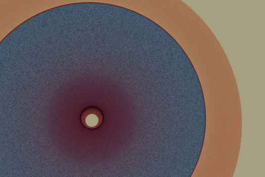 Colorful abstract art featuring concentric circles and gradients in a modern design.