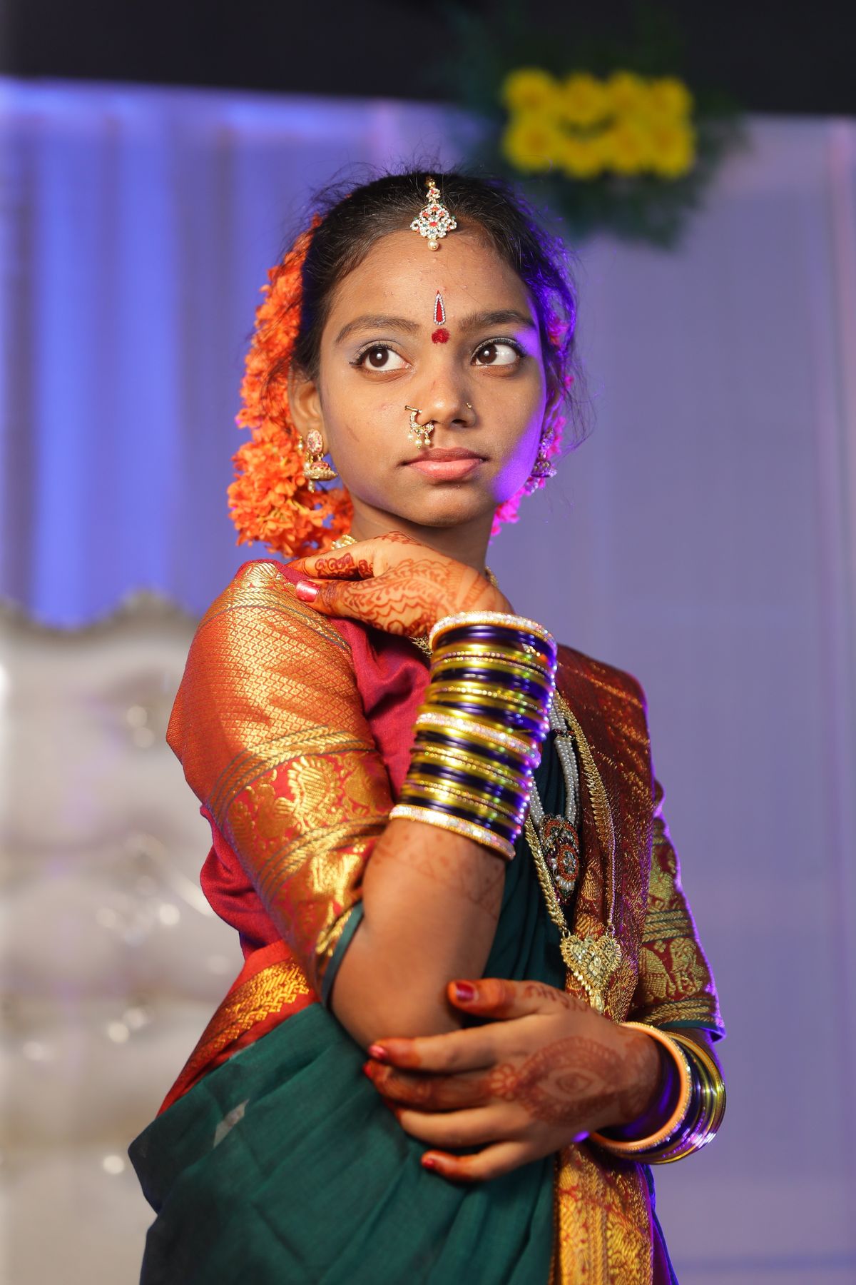 Woman Posing in Traditional Clothing · Free Stock Photo