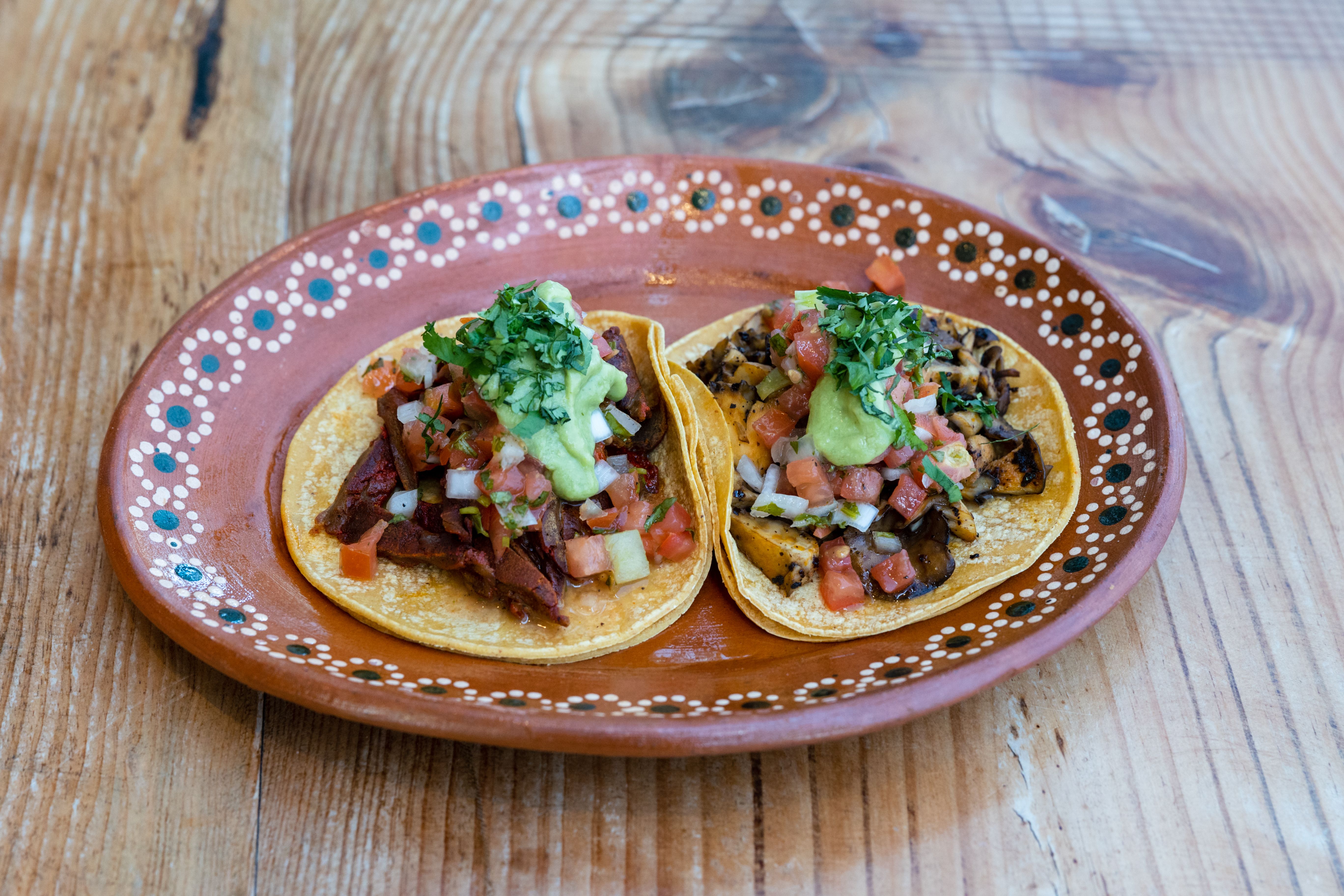 Double Tacos with Garlic Aioli
