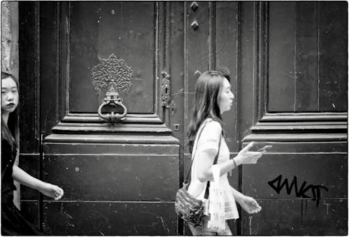 Free stock photo of asian girls, asian women, front door