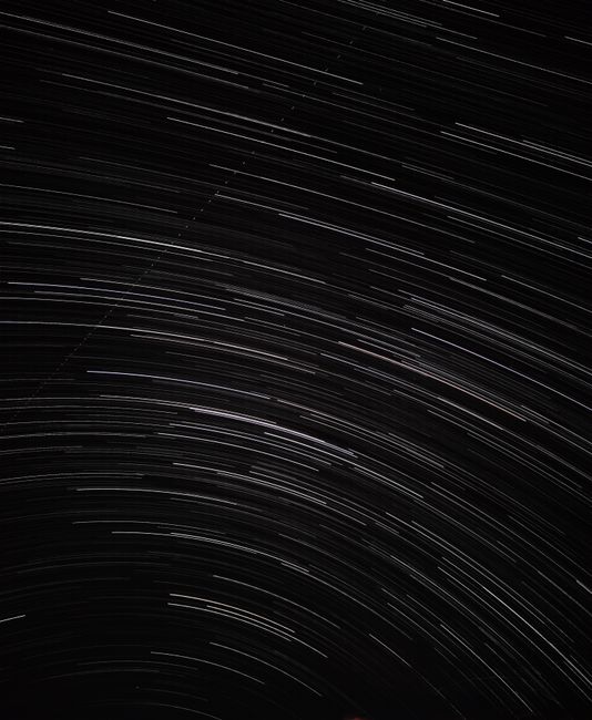Captivating long exposure capture of star trails in Quang Binh Province, Vietnam.