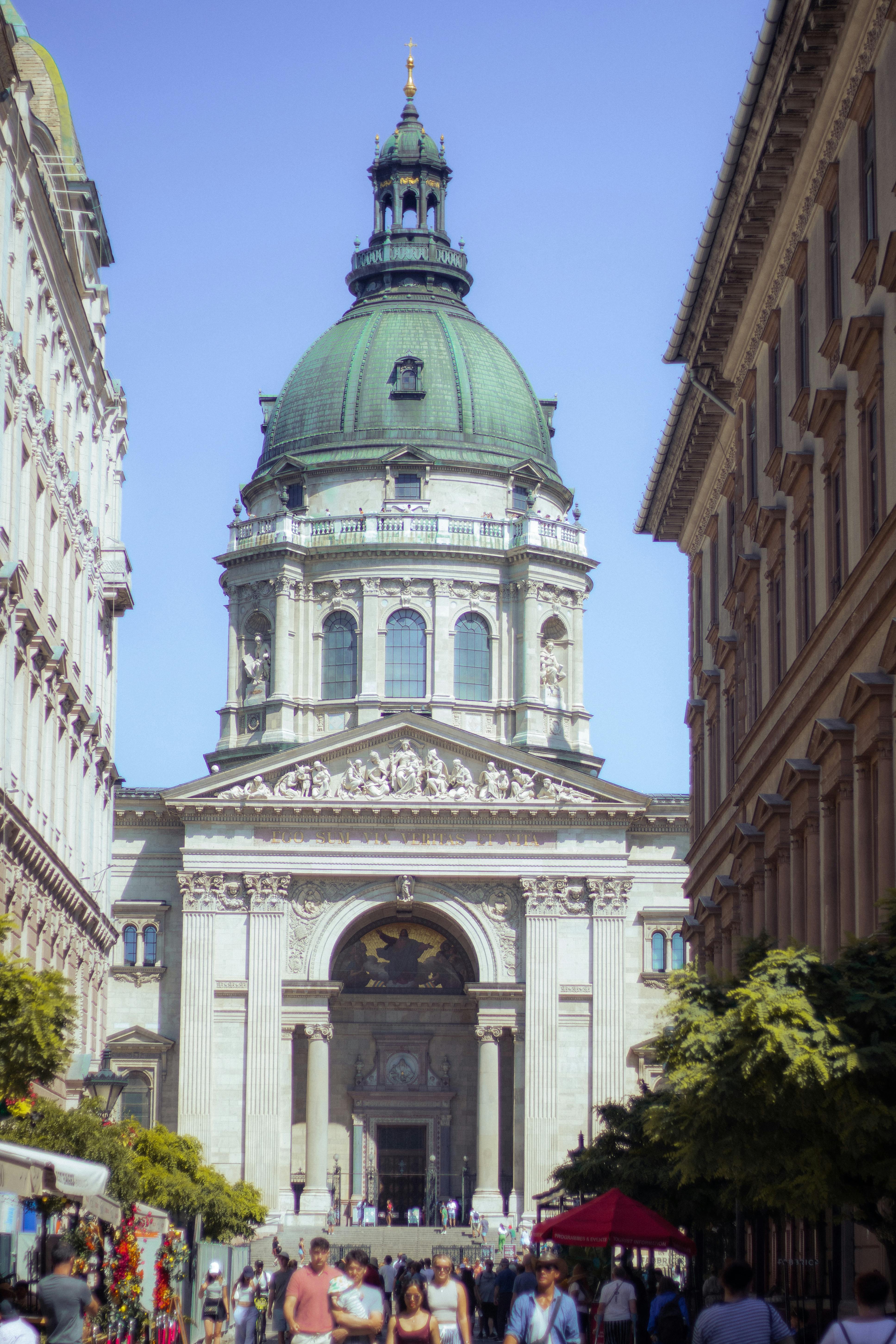 a large building with a dome on top of it