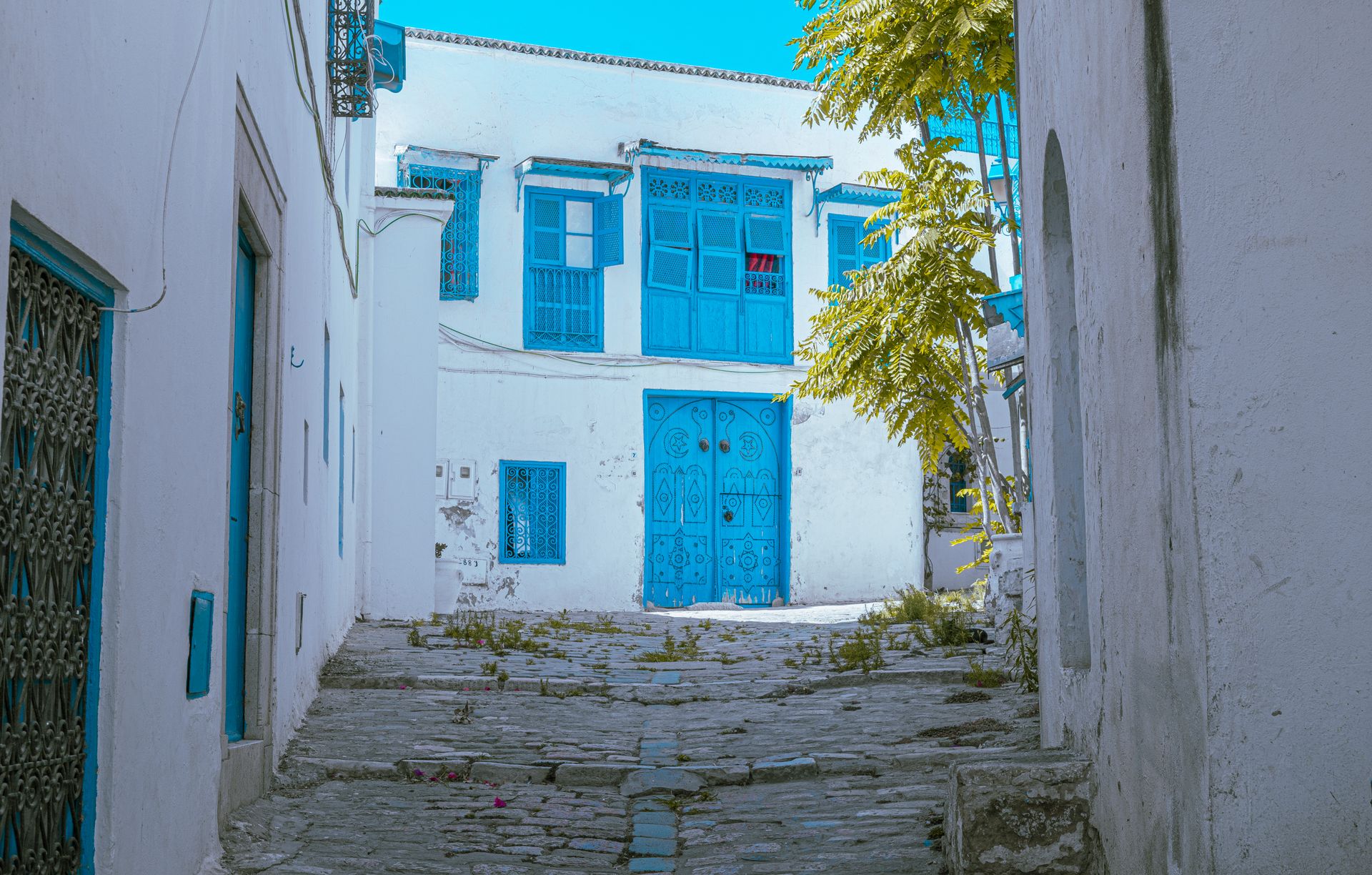 Landscape from Sidi Bou Said Tunisia