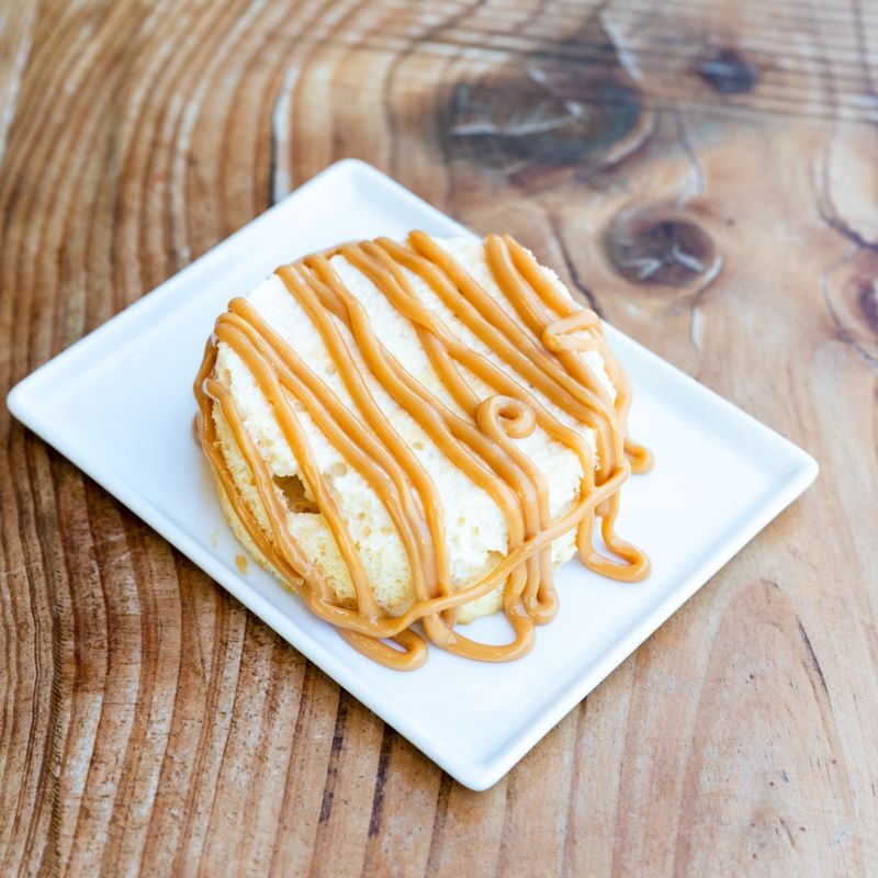 Relleno de Mofongo with Caramel Drizzle