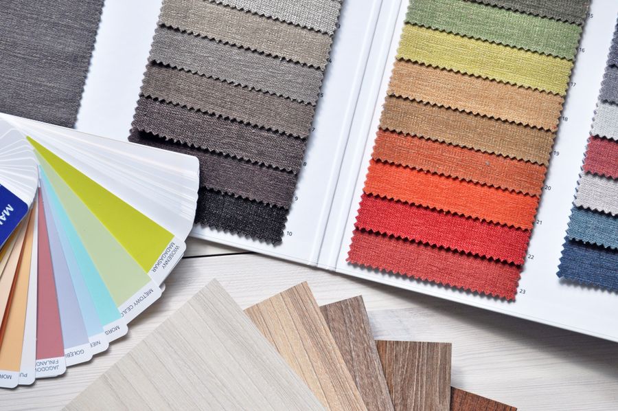 Laboratory color shade samples at BSKL