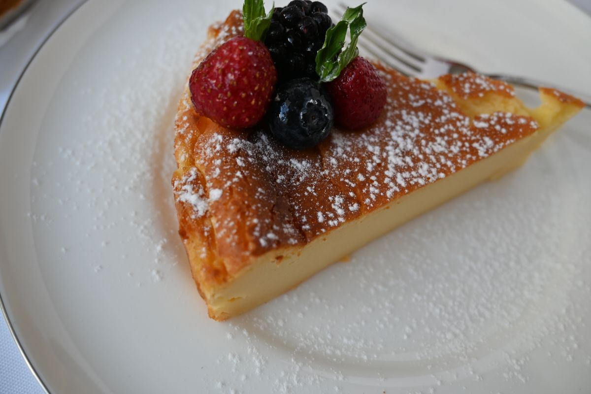 A Lighter Blackberry Cheesecake Option