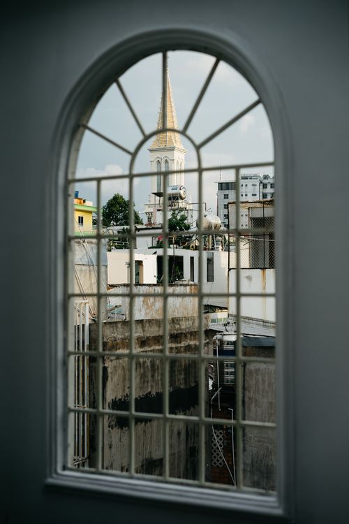 Argile Window Arch Glass Window · Free Stock Photo
