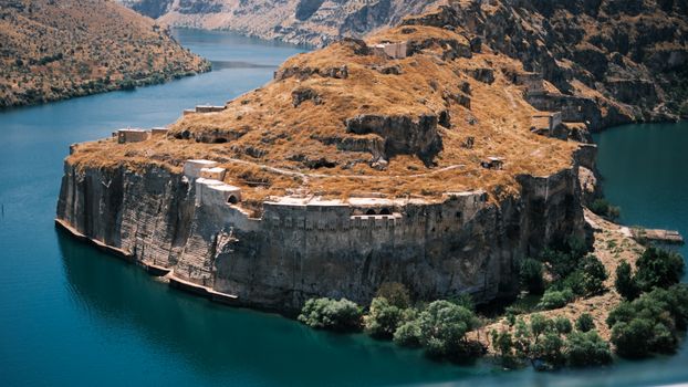 Halfeti flooded village day — Gaziantep