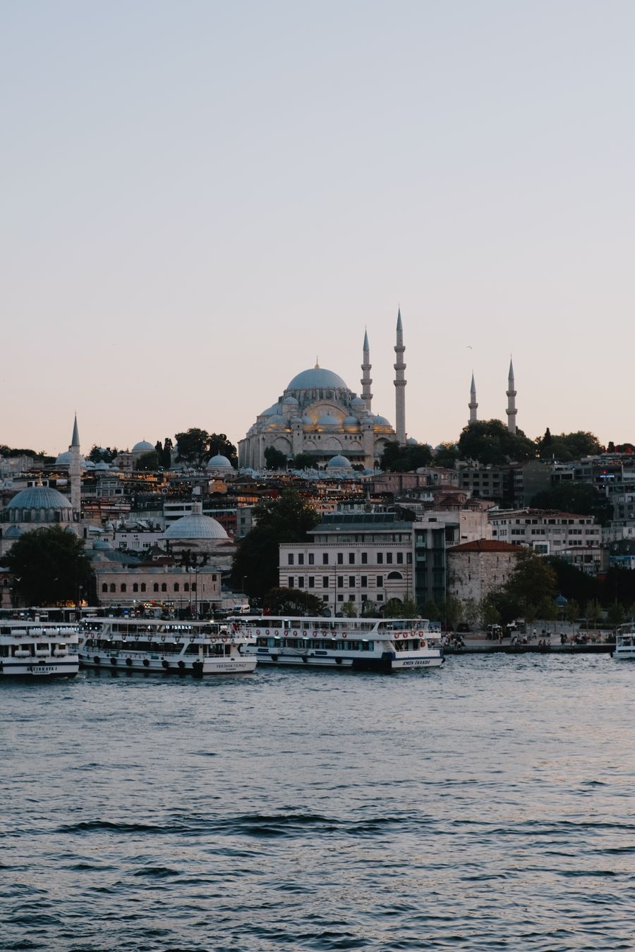 Süleymaniye and the Golden Horn at sunset