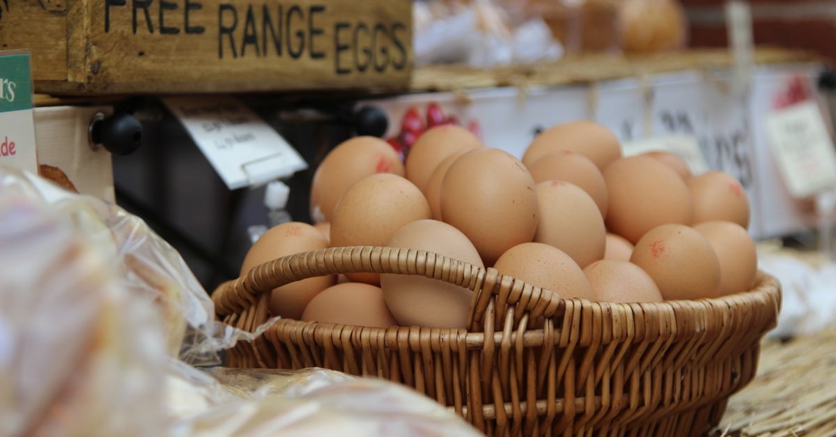 Representative local produce at a community market