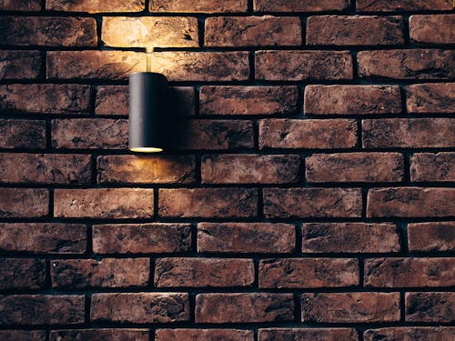 Free Tubular Black Sconce Stock Photo