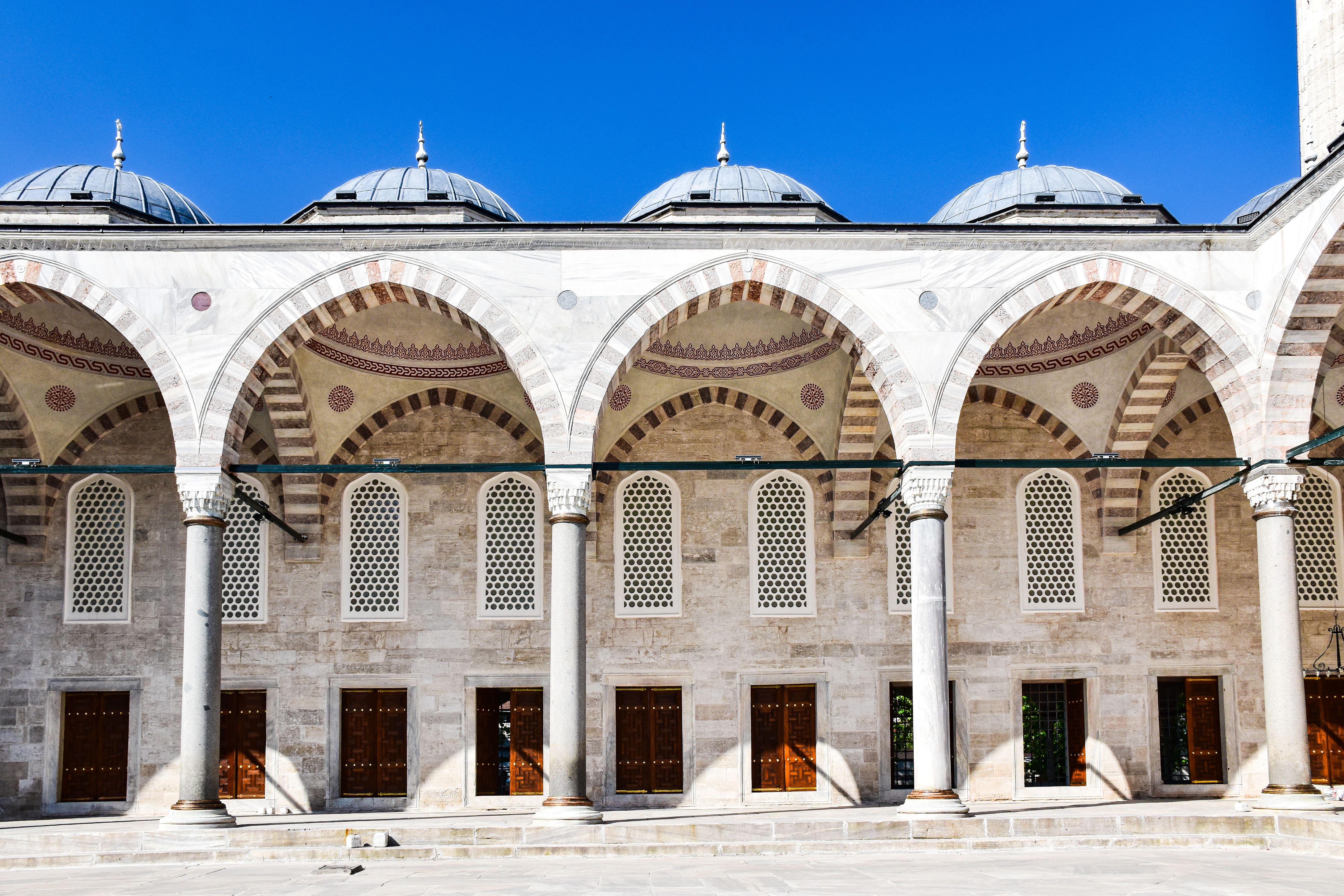 Beautiful Ottoman Architecture Mosque Exterior · Free Stock Photo
