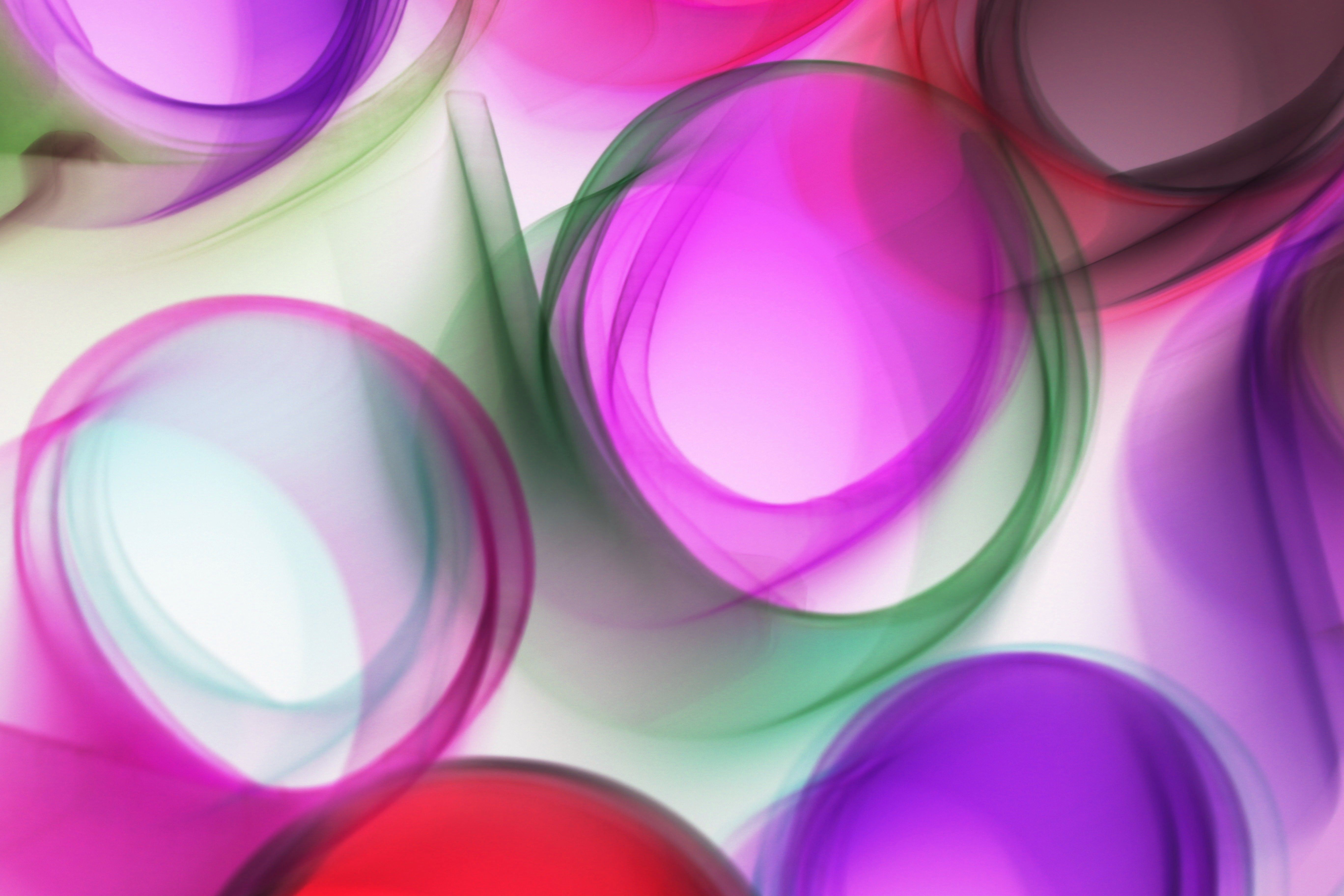 Abstract background with colorful circles · Free Stock Photo