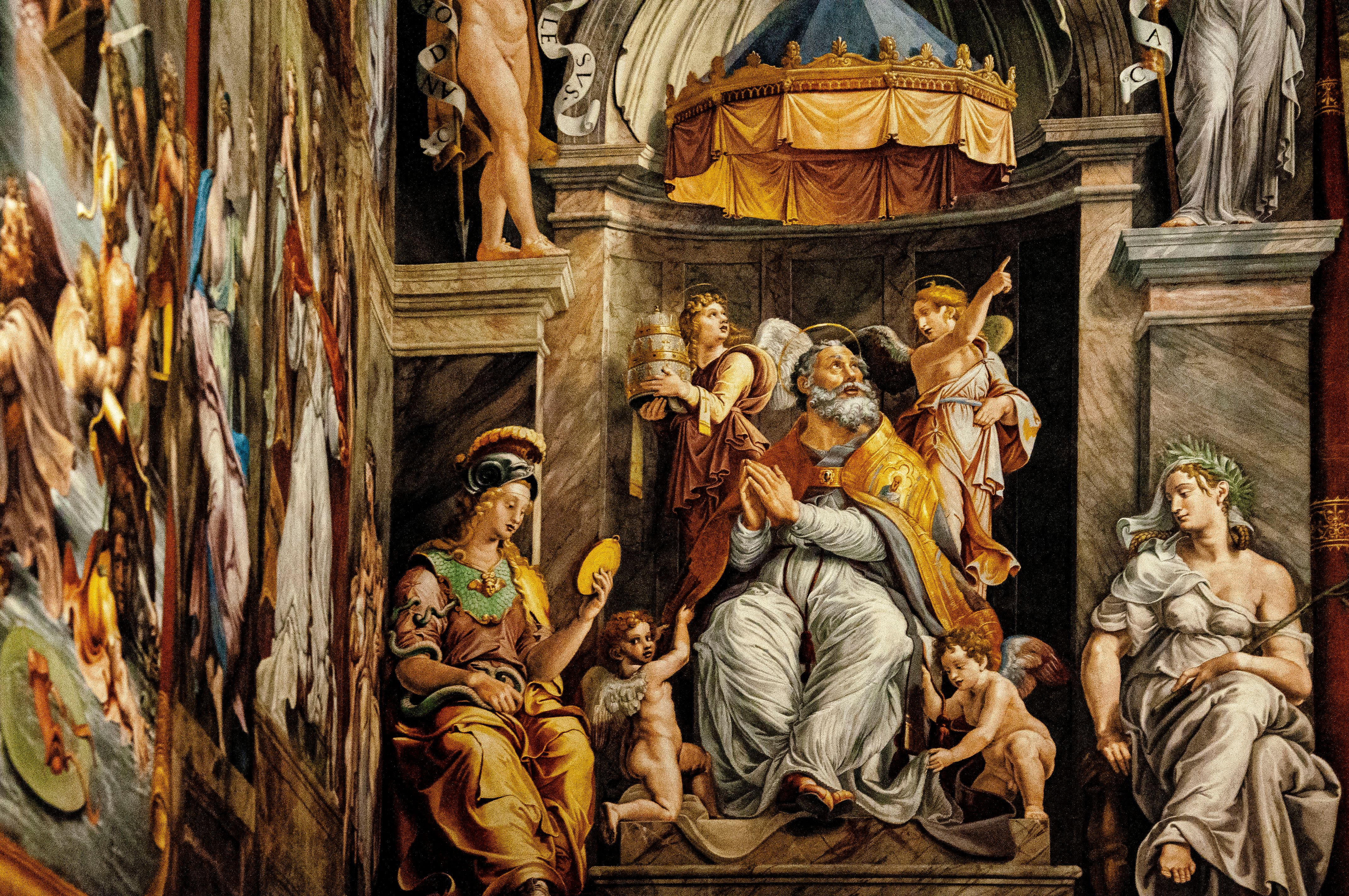 Renaissance painting fragment