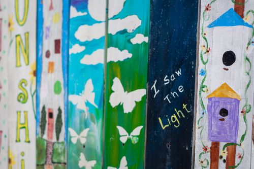 Free Mississippi Fence Boards I Saw The Light Stock Photo