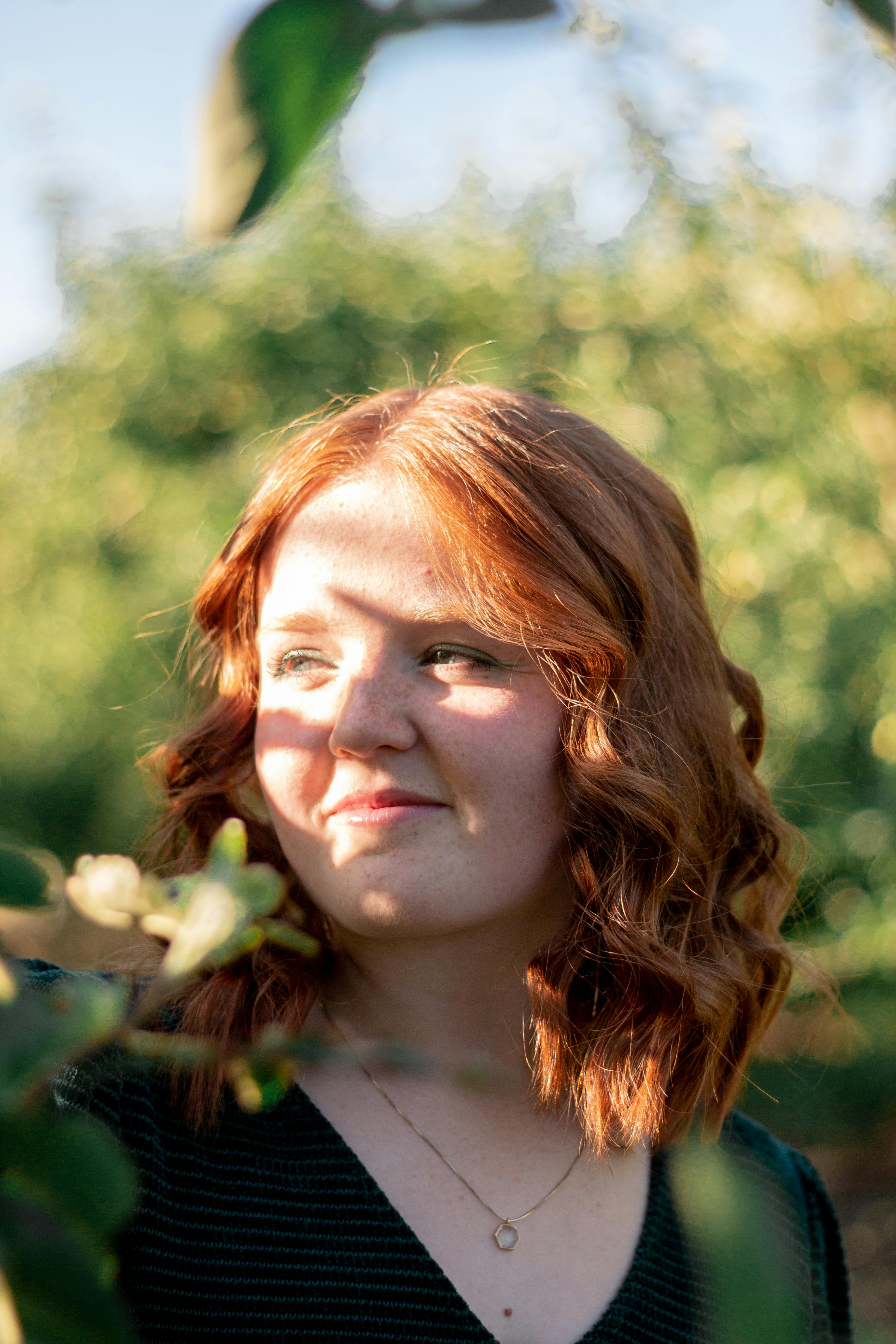 green portrait