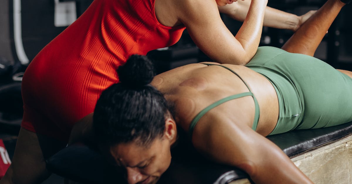 A person receiving a relaxing shoulder massage from a massage therapist.
