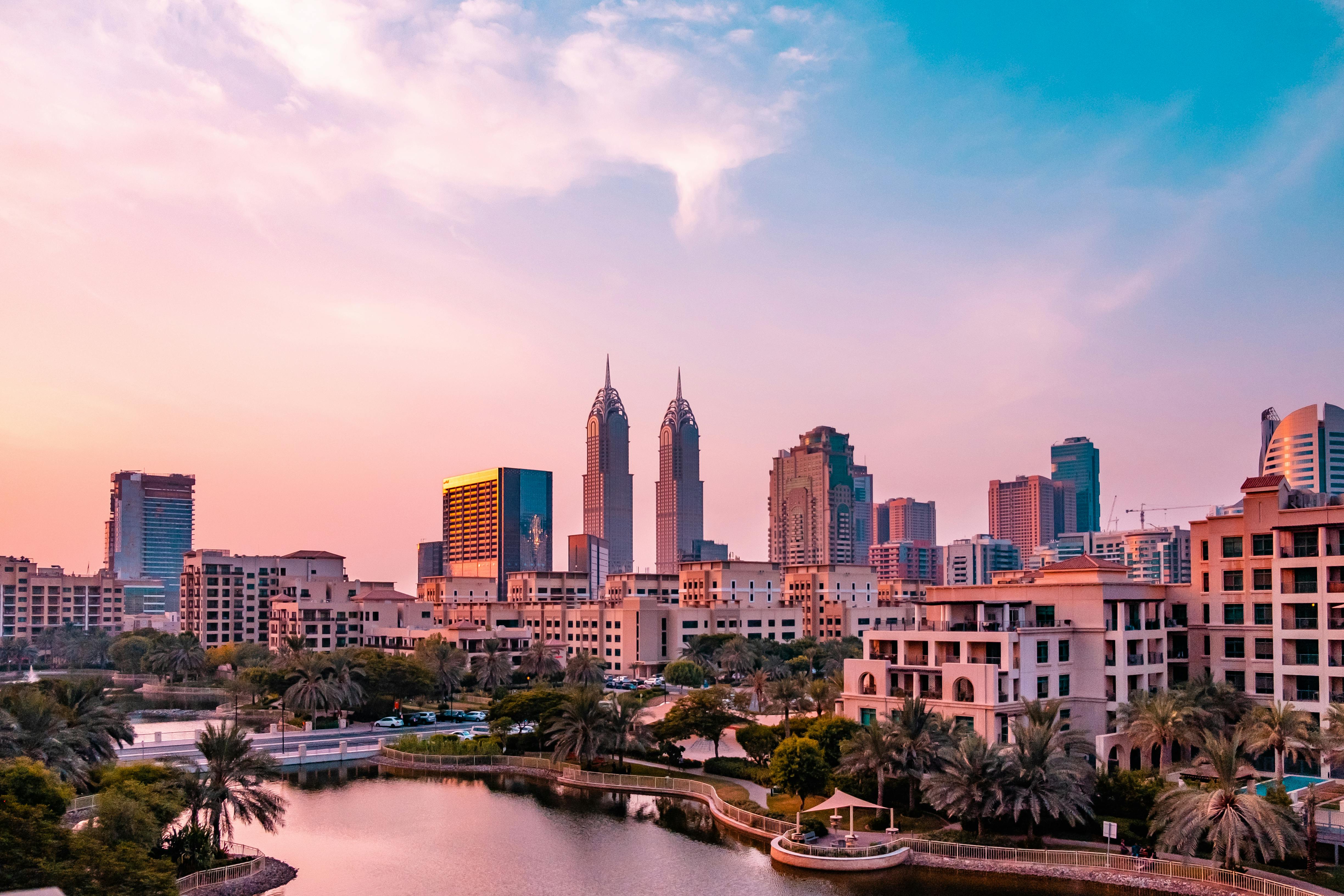 Chicago's most iconic residential towers at sunset - High-rise living Chicago