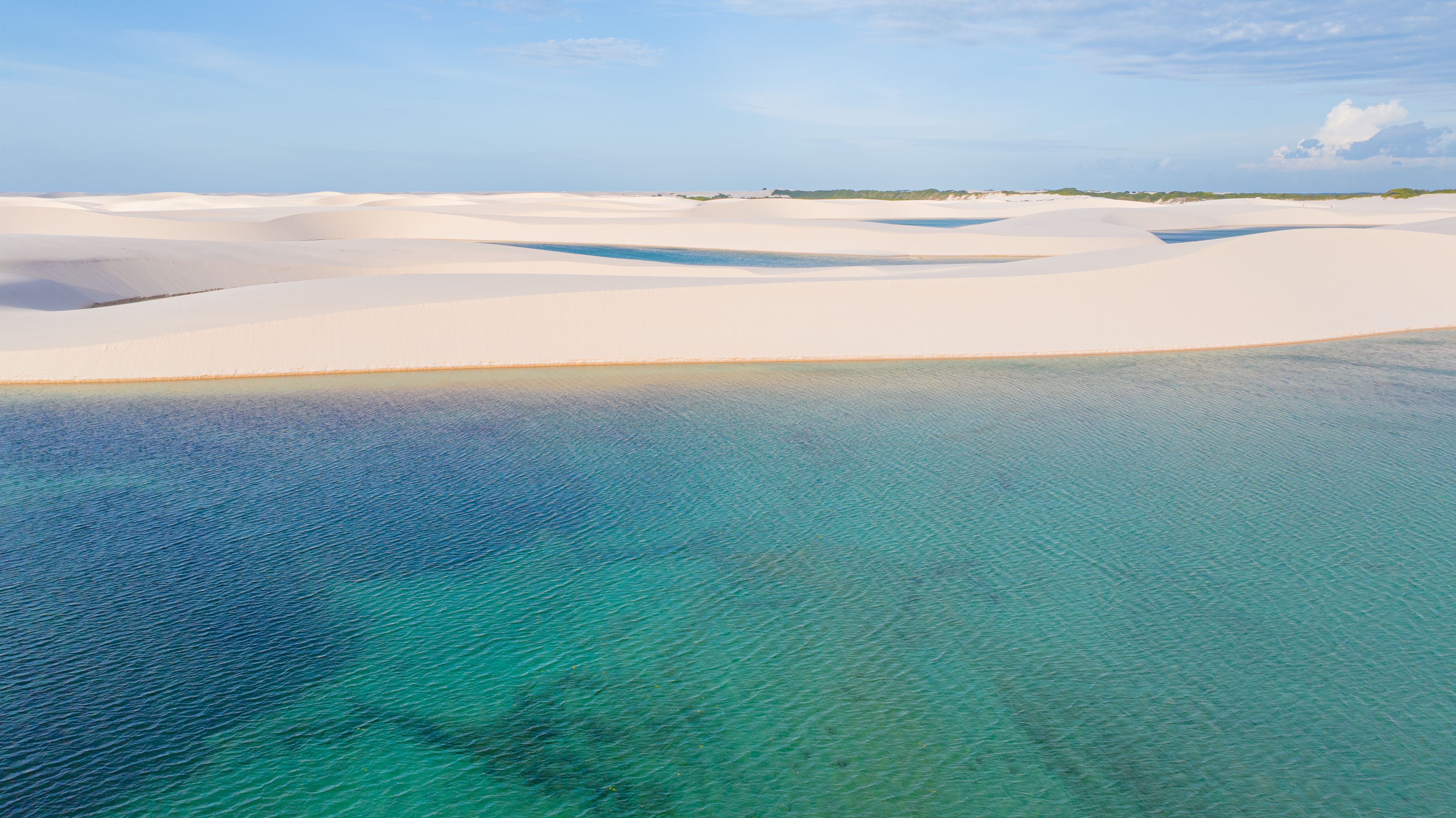 Café da manhã nos Lençóis Maranhenses