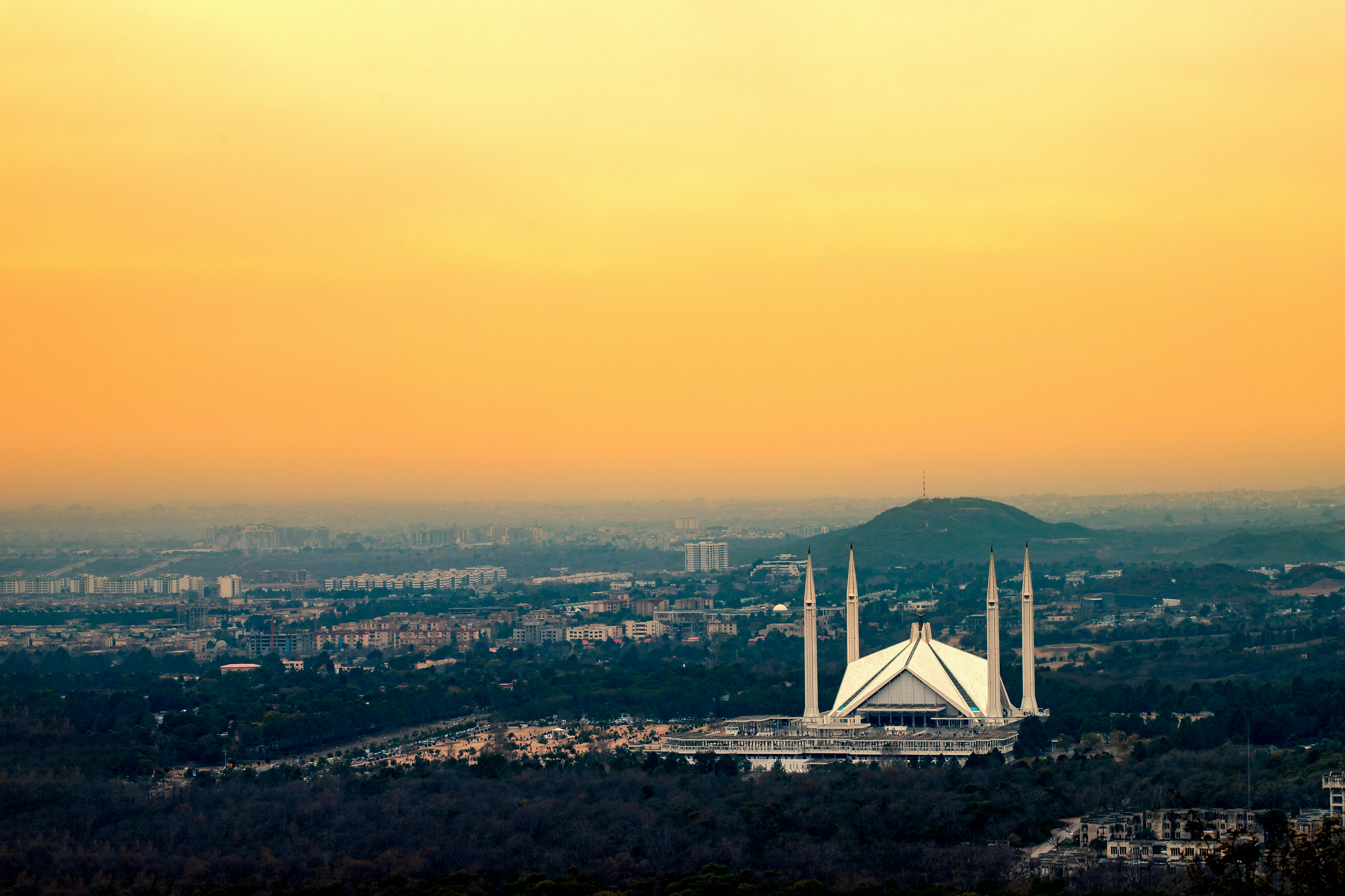 Captured from above, Islamabad