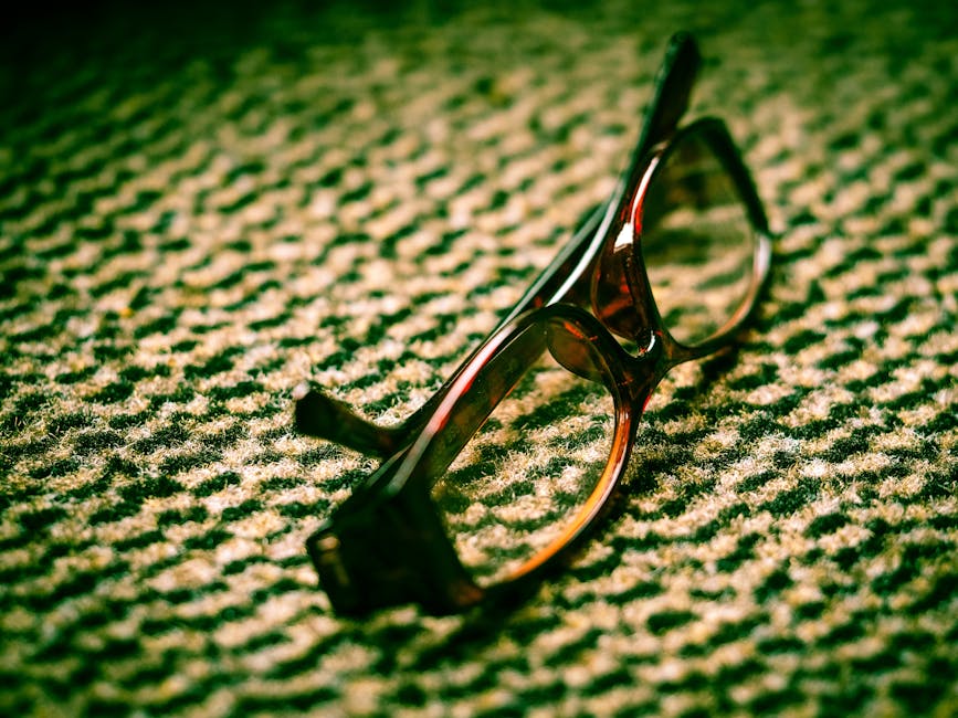 Eyeglasses With Brown Frames