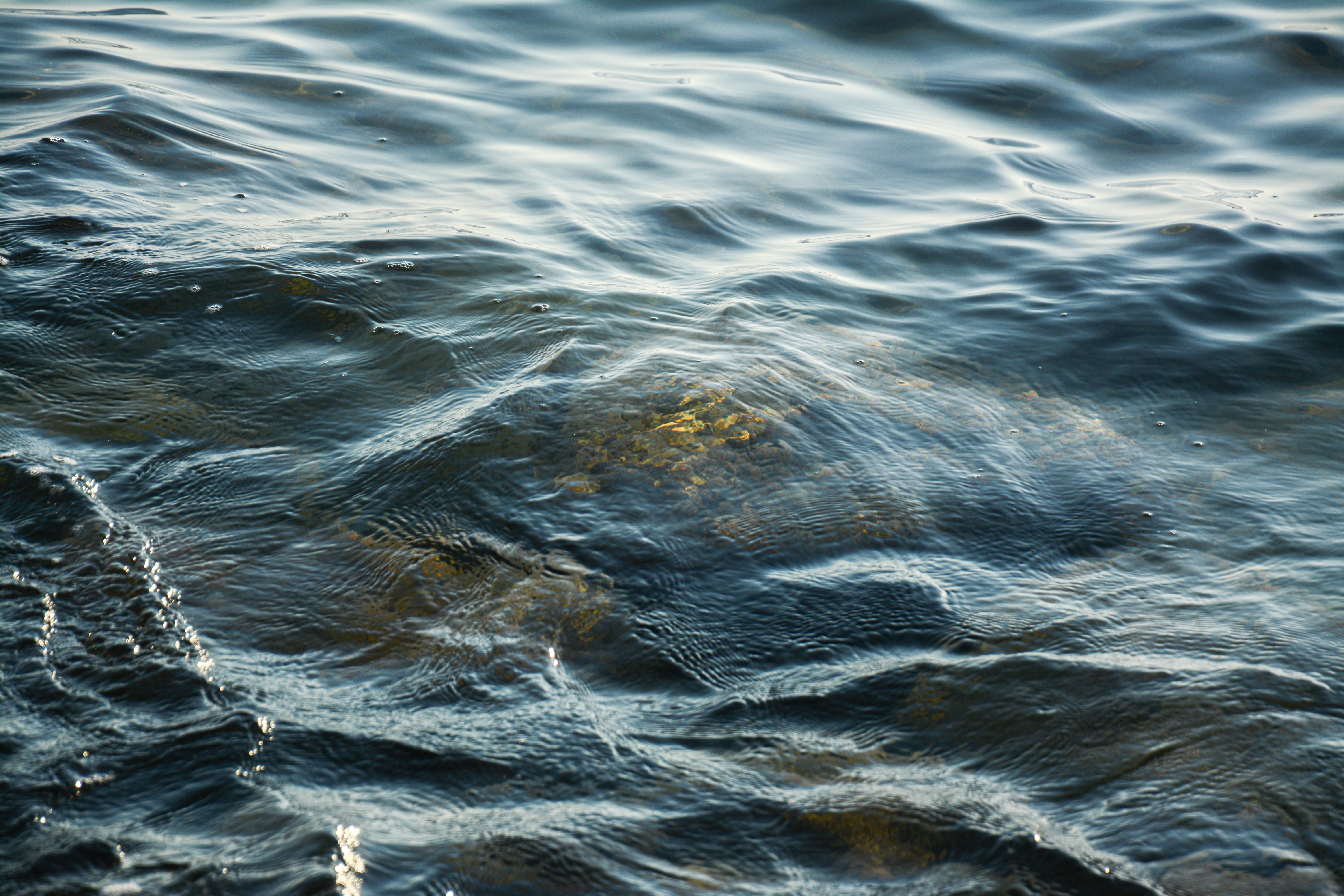 A close up of the water surface with waves · Free Stock Photo