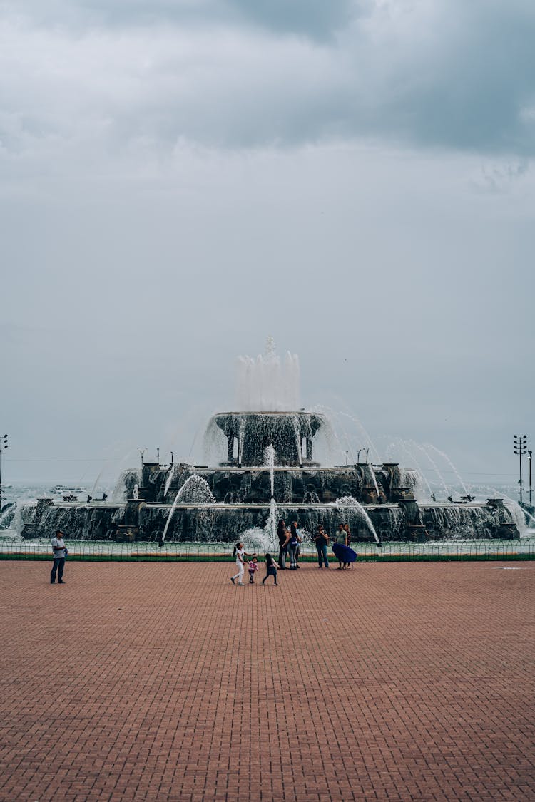 A Large Water Fountain 