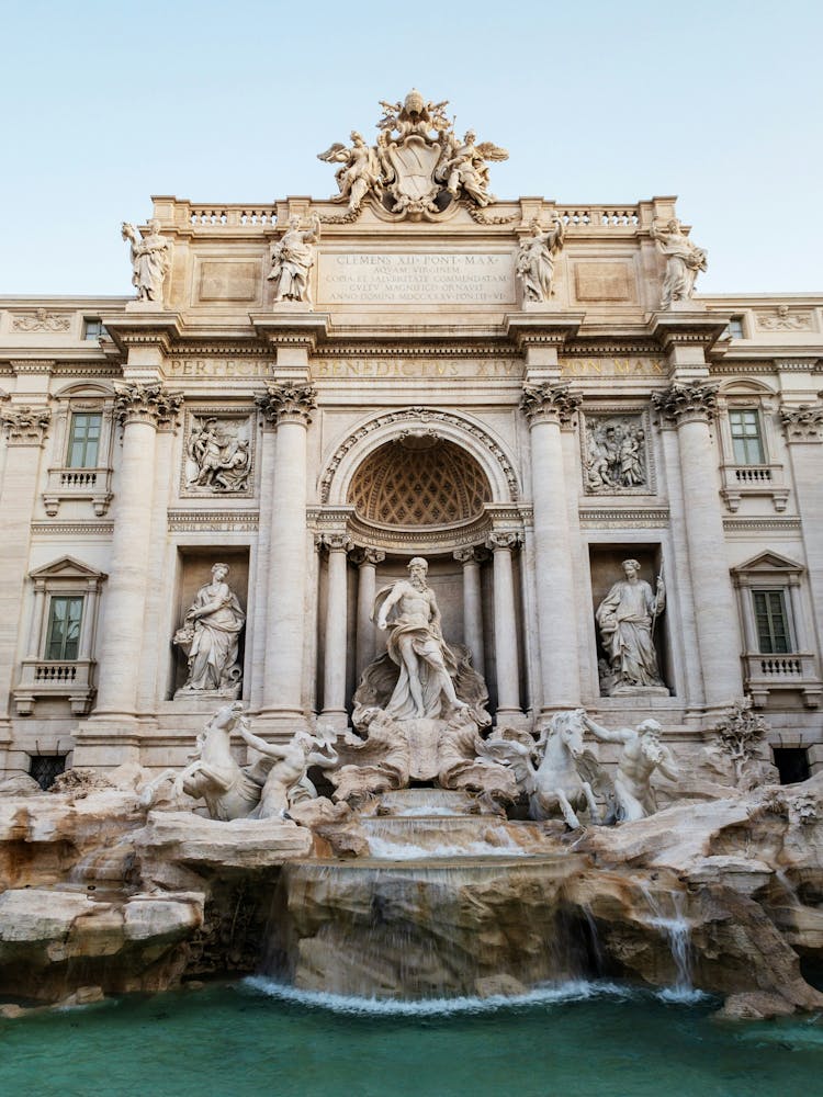 Trevi Fountain In Rome, Italy