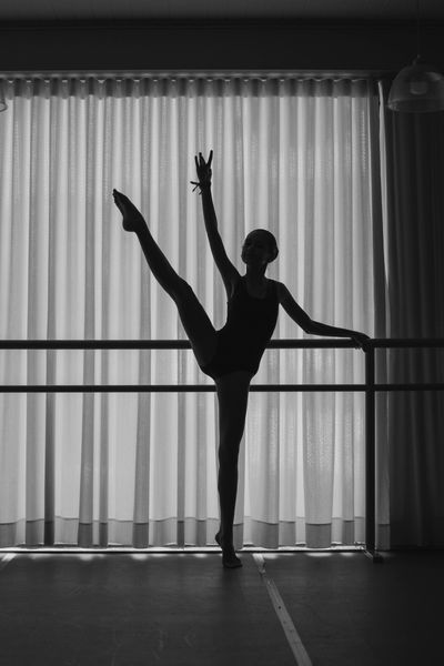 Dancer mid-step, photo by Jean Gc on Pexels