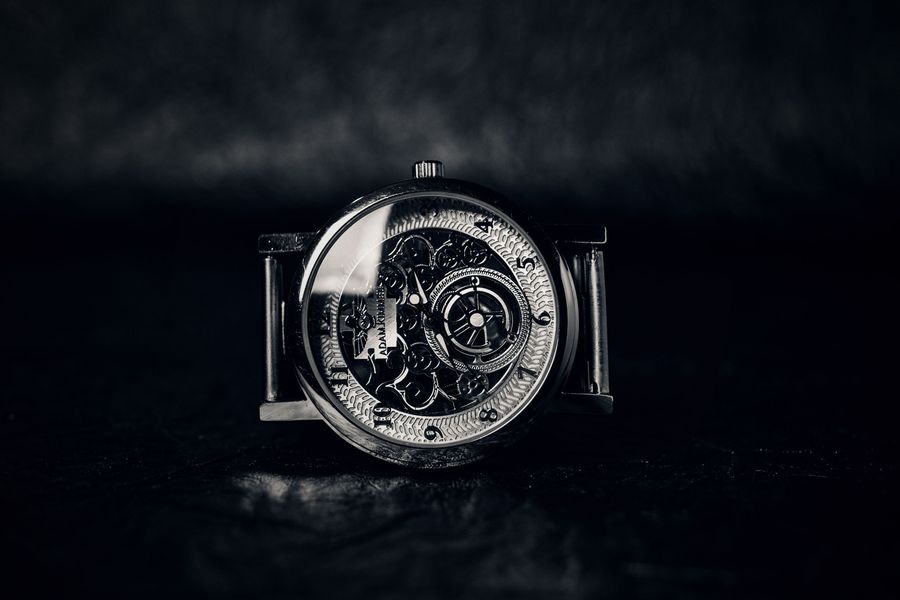 Skeleton watch movement