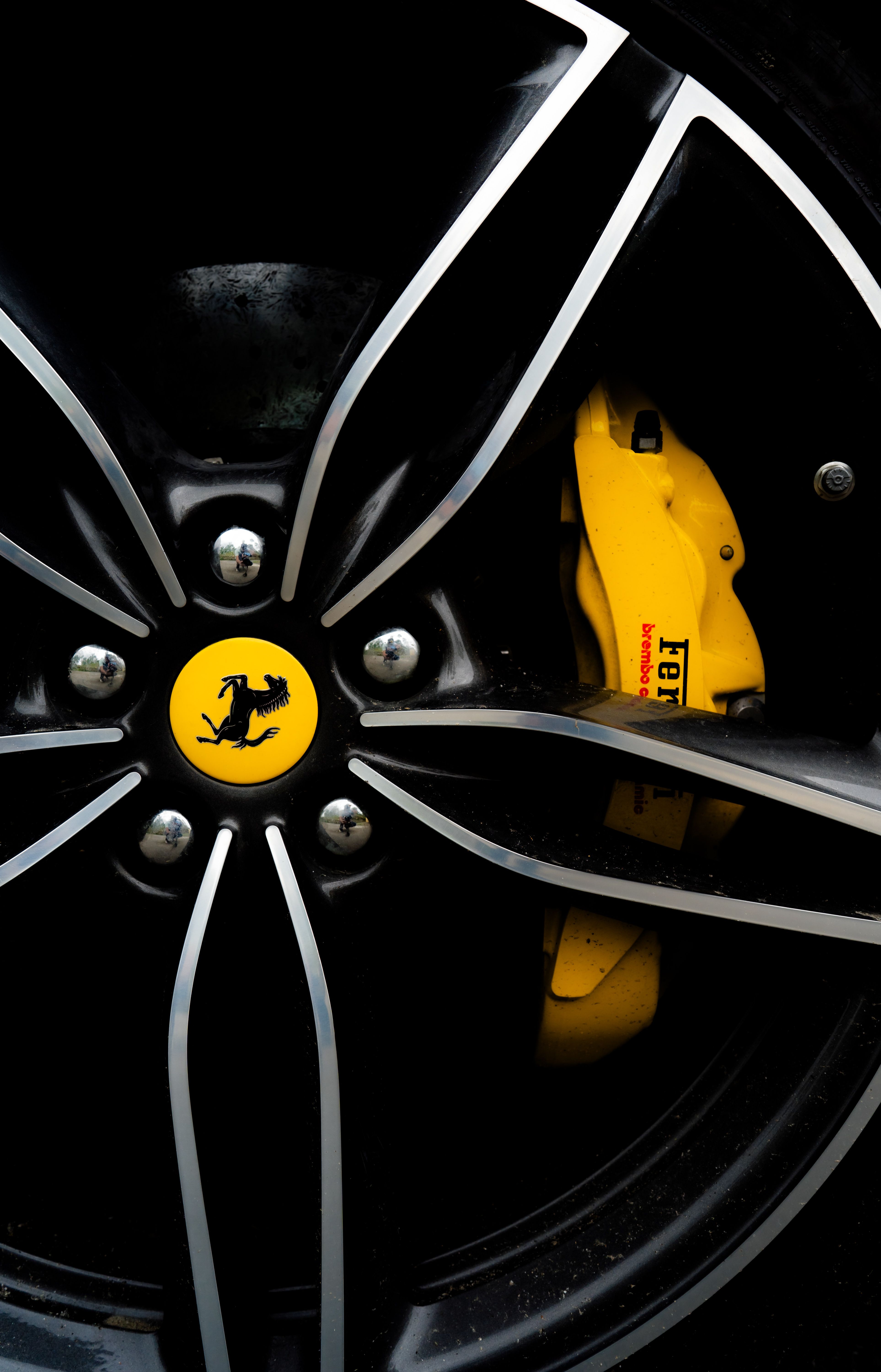 Wheel of Ferrari Roma · Free Stock Photo