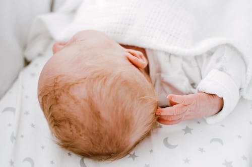 Free Photo of Baby Lying Down Stock Photo