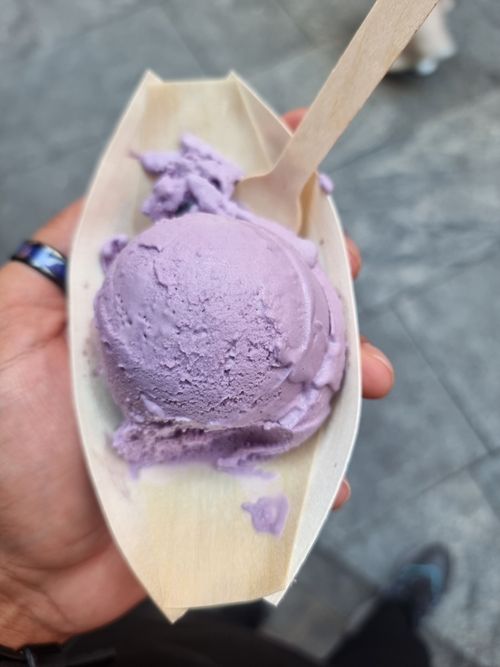 Free ice cream  Stock Photo