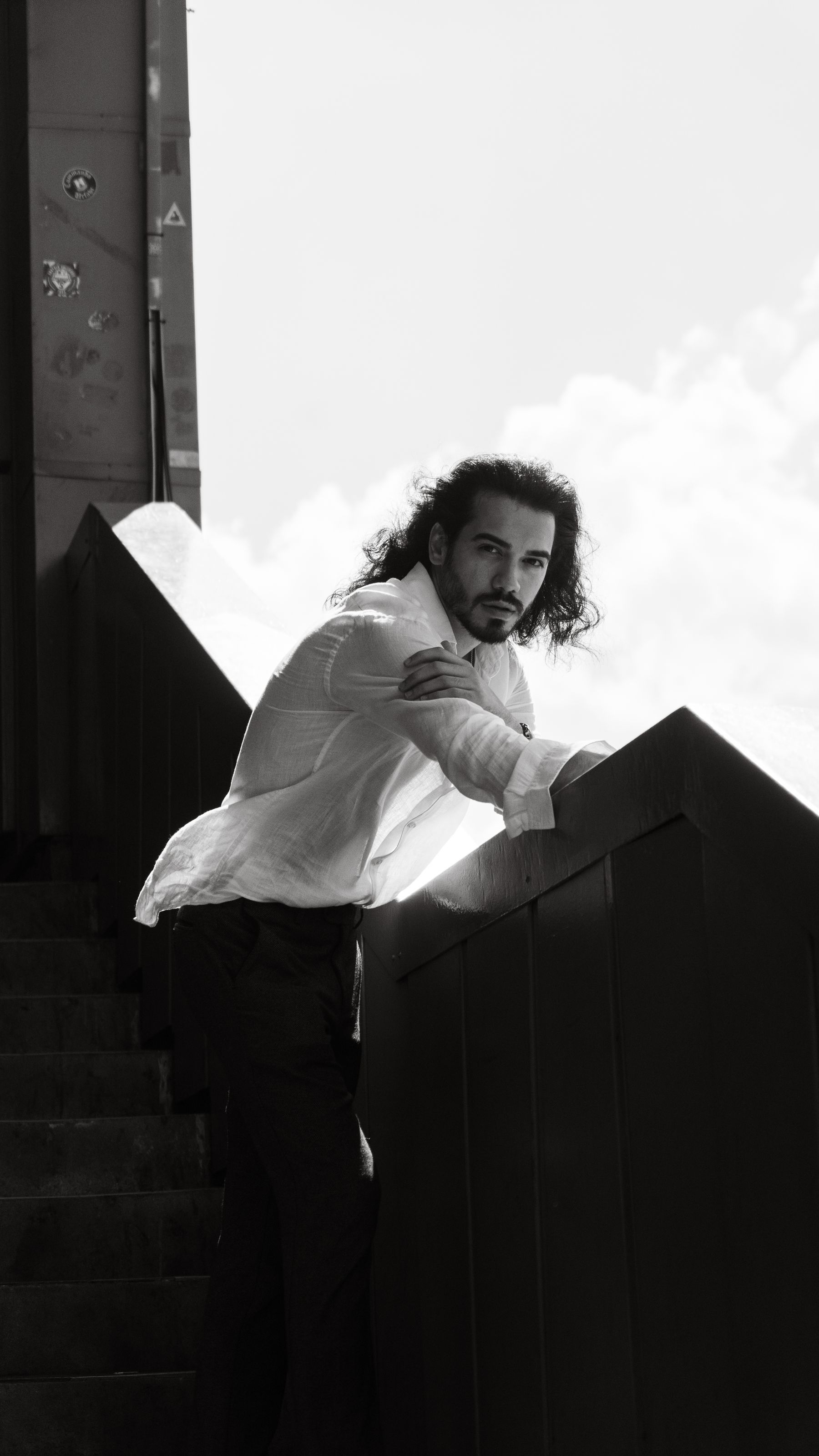 Modern relaxed menswear with clean proportion and composed styling