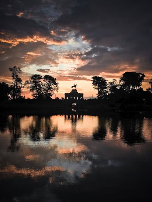 Scenic View Of Lake During Dawn