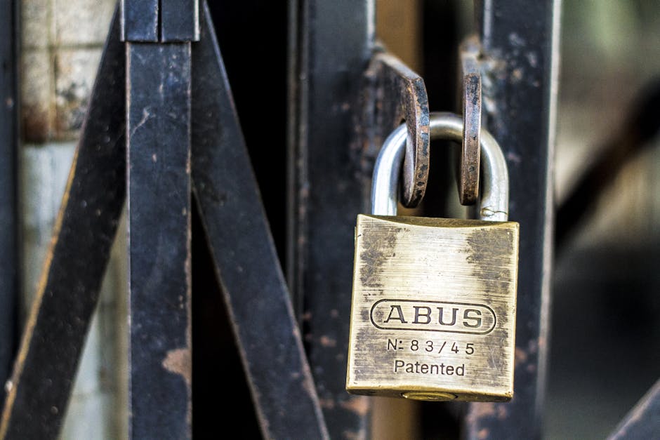 abus, brand, close-up